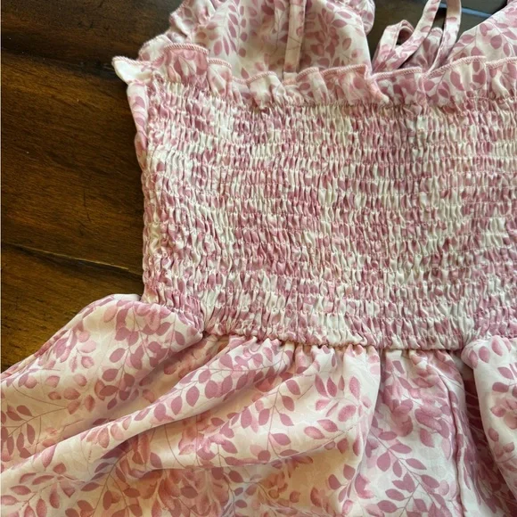 Women’s Floral Pink Shein Mini Dress- Size M - Picture 8 of 11